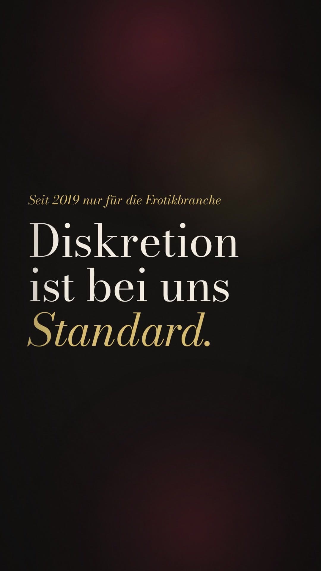 Diskretion ist bei NOIR DIGITAL Standard